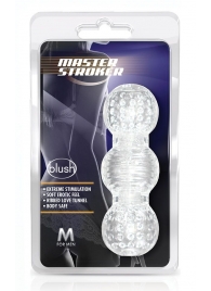 Прозрачный фигурный мастурбатор Master Stroker - Blush Novelties - в Магнитогорске купить с доставкой