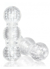 Прозрачный фигурный мастурбатор Master Stroker - Blush Novelties - в Магнитогорске купить с доставкой
