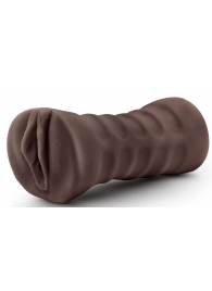 Коричневый мастурбатор-вагина Hot Chocolate Brianna - Blush Novelties - в Магнитогорске купить с доставкой