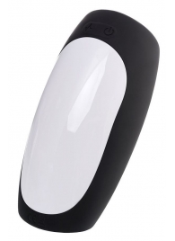 Черно-белый перезаряжаемый мастурбатор Erotist Hailstorm - Erotist Adult Toys - в Магнитогорске купить с доставкой