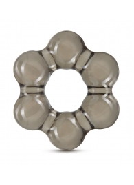 Дымчатое эрекционное кольцо Stay Hard Thick Bead Cock Ring - Blush Novelties - в Магнитогорске купить с доставкой