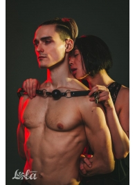 Черный кляп Love Addict на замочке - Lola Games - купить с доставкой в Магнитогорске