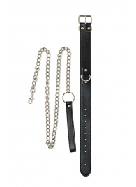 Черный ошейник с поводком Wild - Lola Games - купить с доставкой в Магнитогорске