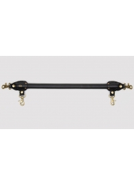 Черная распорка для ног Bound to You Faux Leather Spreader Bar - 50,8 см. - Fifty Shades of Grey - купить с доставкой в Магнитогорске