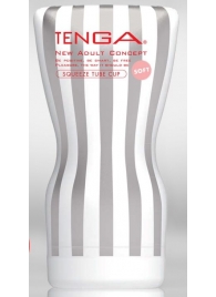 Мастурбатор TENGA Squeeze Tube Cup Soft - Tenga - в Магнитогорске купить с доставкой
