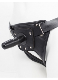 Черный пояс для насадок CLASS STRAP Restyling - LOVETOY (А-Полимер) - купить с доставкой в Магнитогорске
