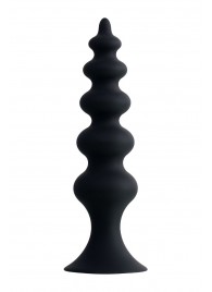 Черная анальная ёлочка Indi - 11,5 см. - POPO Pleasure