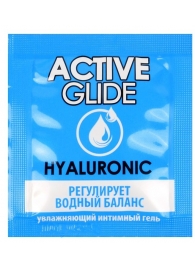 Лубрикант на водной основе Active Glide с гиалуроновой кислотой - 3 гр. - Биоритм - купить с доставкой в Магнитогорске
