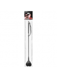 Черный стек с наконечником-сердечком - 54 см. - Notabu - купить с доставкой в Магнитогорске