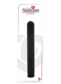 Черная насадка для анального душа ANAL DOUCHE - 15 см. - Dream Toys - купить с доставкой в Магнитогорске