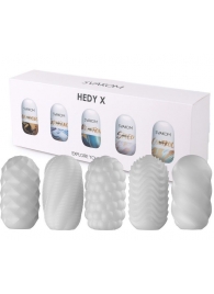 Набор из 5 мастурбаторов Hedy X5 Mixed - Svakom - в Магнитогорске купить с доставкой