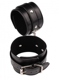Черные оковы Classic Ankle Cuffs - Chisa - купить с доставкой в Магнитогорске