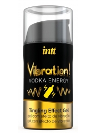 Жидкий интимный гель с эффектом вибрации Vibration! Vodka Energy - 15 мл. - INTT - купить с доставкой в Магнитогорске