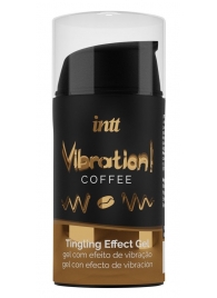 Жидкий интимный гель с эффектом вибрации Vibration! Coffee - 15 мл. - INTT - купить с доставкой в Магнитогорске