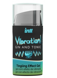 Жидкий интимный гель с эффектом вибрации Vibration! Gin   Tonic - 15 мл. - INTT - купить с доставкой в Магнитогорске