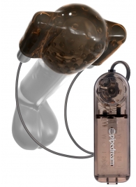Дымчатый вибростимулятор головки пениса Dual Vibrating Head Teaser - Pipedream - в Магнитогорске купить с доставкой
