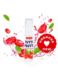 Гель-смазка Tutti-frutti со вкусом барбариса - 30 гр. - Биоритм - купить с доставкой в Магнитогорске