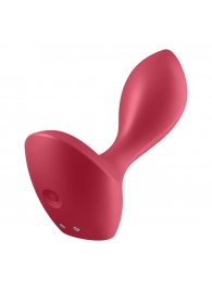 Красный вибромассажёр простаты Satisfyer Backdoor Lover - 14 см. - Satisfyer - в Магнитогорске купить с доставкой