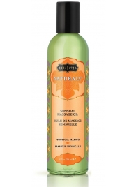 Массажное масло Naturals Tropical Mango с ароматом манго - 236 мл. - Kama Sutra - купить с доставкой в Магнитогорске