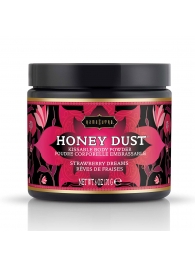 Пудра для тела Honey Dust Body Powder с ароматом клубники - 170 гр. - Kama Sutra - купить с доставкой в Магнитогорске