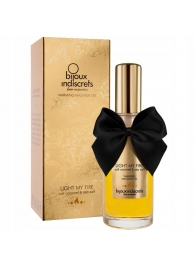 Массажное масло Light My Fire с ароматом карамели - 100 мл. - Bijoux Indiscrets - купить с доставкой в Магнитогорске