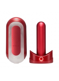 Красный мастурбатор Flip Zero Red   Warmer с подогревом - Tenga - в Магнитогорске купить с доставкой