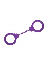 Фиолетовые силиконовые поножи Limitation - Lola Games - купить с доставкой в Магнитогорске