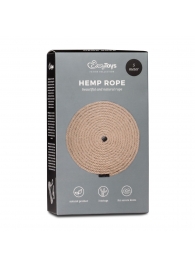 Пеньковая веревка для связывания Hemp Rope - 5 м. - Easy toys - купить с доставкой в Магнитогорске