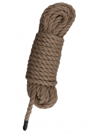 Пеньковая веревка для связывания Hemp Rope - 5 м. - Easy toys - купить с доставкой в Магнитогорске