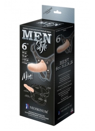 Пустотелый фаллопротез MEN STYLE - 17,5 см. - LOVETOY (А-Полимер) - купить с доставкой в Магнитогорске