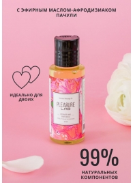 Массажное масло Pleasure Lab Delicate с ароматом пиона и пачули - 50 мл. - Pleasure Lab - купить с доставкой в Магнитогорске