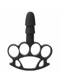 Кастет с штырьком для насадок Vac-U-Lock Knuckle Up - Doc Johnson - купить с доставкой в Магнитогорске