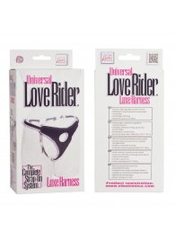 Трусы для страпона с универсальным креплением Universal Love Rider Luxe Harness - California Exotic Novelties - купить с доставкой в Магнитогорске