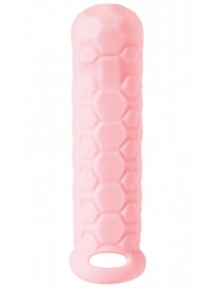 Розовый фаллоудлинитель Homme Long - 15,5 см. - Lola Games - в Магнитогорске купить с доставкой
