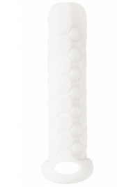 Белый фаллоудлинитель Homme Long - 13,5 см. - Lola Games - в Магнитогорске купить с доставкой