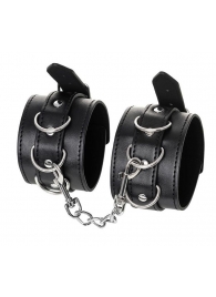 Черные оковы Anonymo из искусственной кожи - ToyFa - купить с доставкой в Магнитогорске
