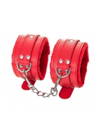 Красные оковы Anonymo из искусственной кожи - ToyFa - купить с доставкой в Магнитогорске