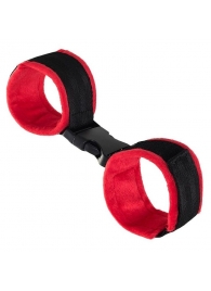 Красно-черные велюровые оковы Anonymo - ToyFa - купить с доставкой в Магнитогорске