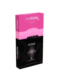 Презервативы с точками и рёбрышками DOMINO Classic Extase - 6 шт. - Domino - купить с доставкой в Магнитогорске