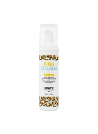 Разогревающее массажное масло с ароматом пина колада Gourmet Pina Colada - 50 мл. - Exsens - купить с доставкой в Магнитогорске
