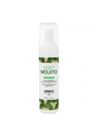 Разогревающее массажное масло с ароматом мохито Gourmet Mint Mojito - 50 мл. - Exsens - купить с доставкой в Магнитогорске