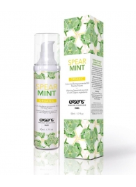 Разогревающее массажное масло Gourmet Spearmint Organic с органическими ингредиентами - 50 мл. - Exsens - купить с доставкой в Магнитогорске