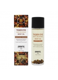 Органическое массажное масло TIGER EYE MACADAMIA - 100 мл. - Exsens - купить с доставкой в Магнитогорске