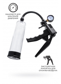 Прозрачная механическая помпа для пениса Viggo - Sexus - в Магнитогорске купить с доставкой