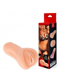 Телесный реалистичный мастурбатор в виде вагины - Bior toys - в Магнитогорске купить с доставкой