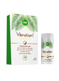 Возбуждающий гель с ароматом кокоса Vibration Coconut - 15 мл. - INTT - купить с доставкой в Магнитогорске