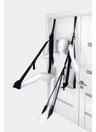 Черные секс-качели на дверь Anonymo №0505 - ToyFa - купить с доставкой в Магнитогорске