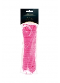 Розовая веревка для связывания Sweet Caress Rope - 10 метров - Sweet Caress - купить с доставкой в Магнитогорске