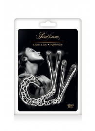 Регулируемые зажимы для сосков Sweet Caress Nipple Chain - Sweet Caress - купить с доставкой в Магнитогорске