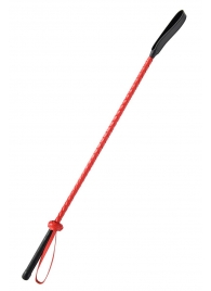 Красно-черный гладкий стек - 71 см. - Fetish Tentation - купить с доставкой в Магнитогорске